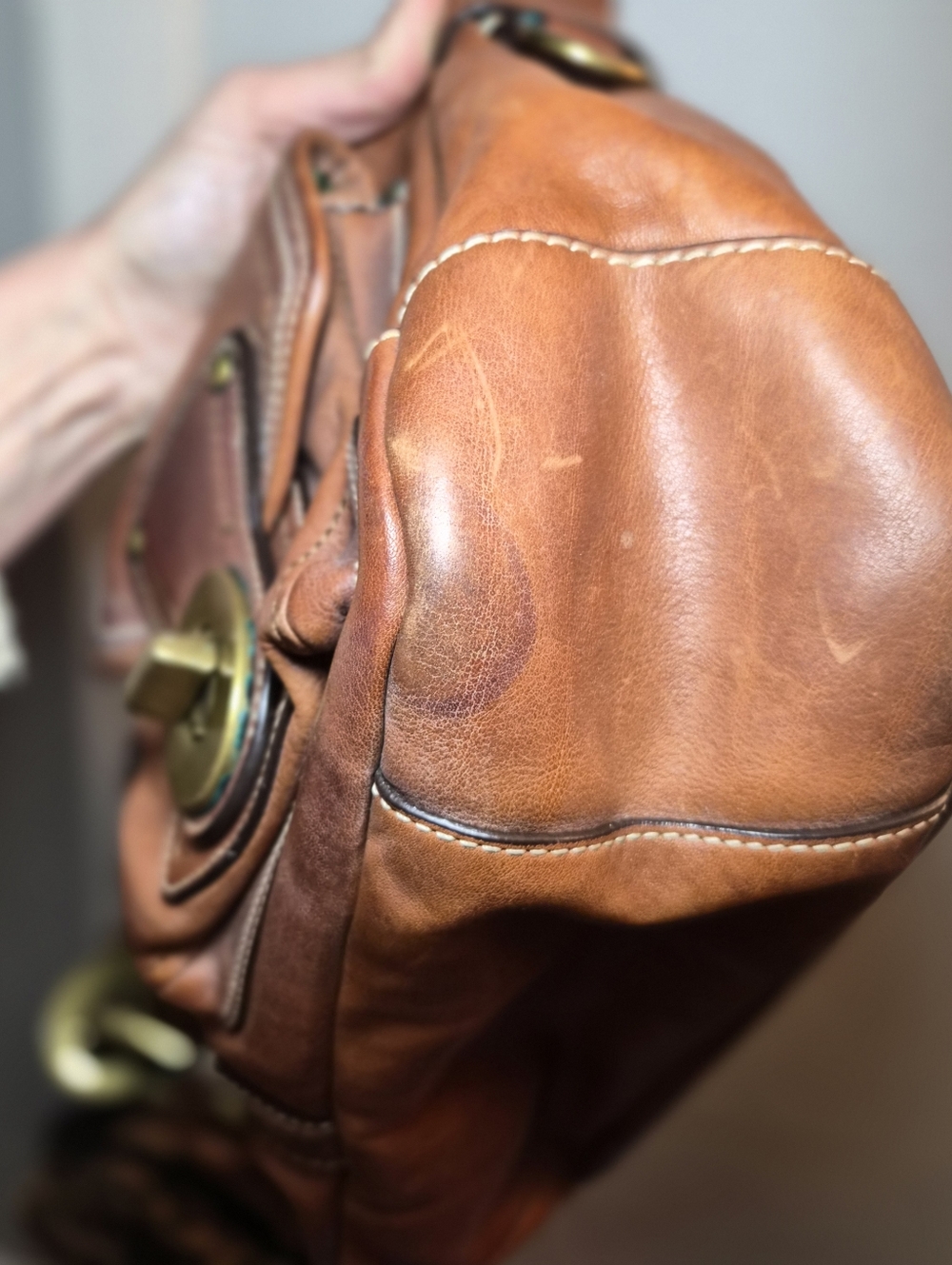Authentic COACH Legacy Mandy Satchel 65th Anniversary Whiskey Leather #10331 - Picture 13 of 13